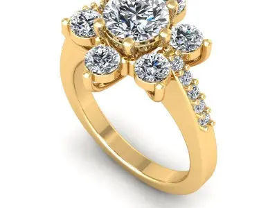 3D CAD NJ-1543-Ring 3D print model