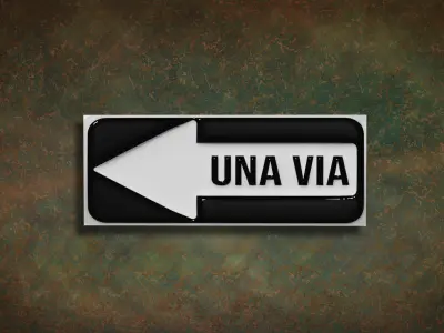 Basic Traffic Signs Lot 01 Spanish Free 3D model