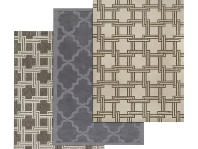 Rug Set 580 3D model