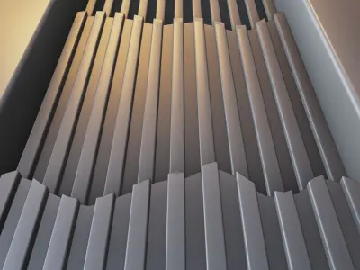 Decoration Wood Panel  Low-poly 3D model