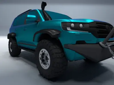 Toyota Land Cruiser V8 by Kaiser Design 3D model