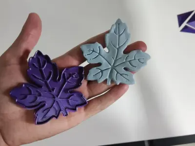 Cookie Cutter Biscuit Mold 01 - Autumn Leaf 3D print model