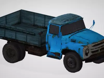 Vehicle - Truck 10 Low-poly 3D model