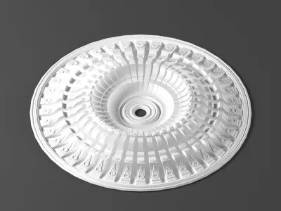 9 ornamental  decoration for ceiling 3d model kitbash vol 30 3D model