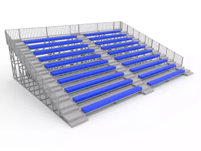Bleachers 59 3D model