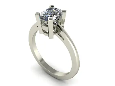 Women ring 3dm stl render detail 3D print model 24