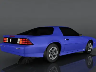 Chevrolet Camaro IROC Low-poly 3D model