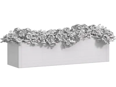 Window and Balcony Flower Box Pot 3D model purchase