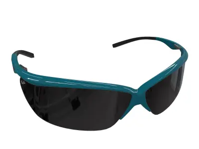 Classic Ray Ban Sun Glasses 3D Model VR Low-poly 3D model