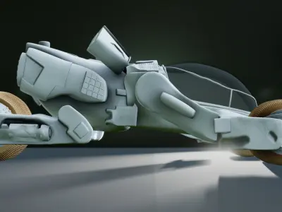 BUJJI CAR-FUTURISTIC VEHICLE 3D model