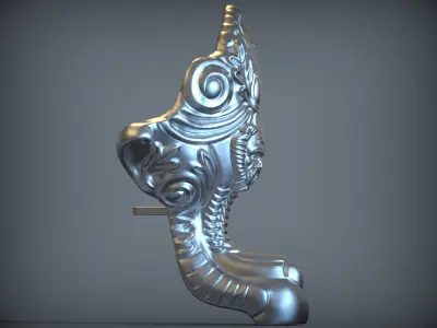 Furniture leg 3D print model