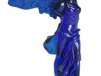 Lalique La Victoire de Samothrace statuette 3D model