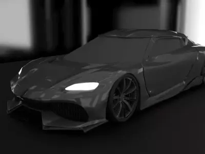 koenigsegg gemera Low-poly 3D model