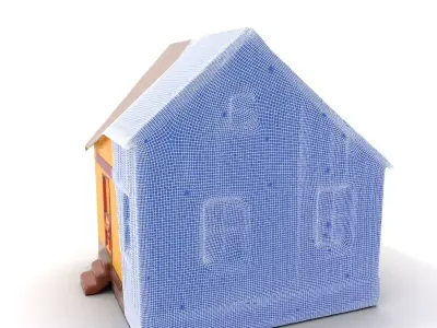 Sunny Cottage model pack Low-poly 3D model