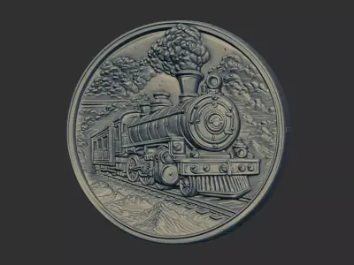 train round frame cnc model  3D print model