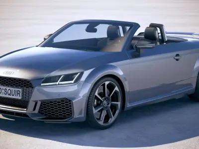 Audi TTRS Roadster 2020 3D model