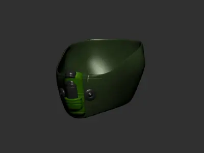 helmet high poly sculpt 3d printable  3D model 45