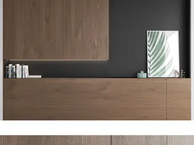 Decorative wall panel set 21 3D model