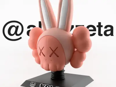 Kaws Bust Accomplice Rabbit Bunny for Print 3D print model