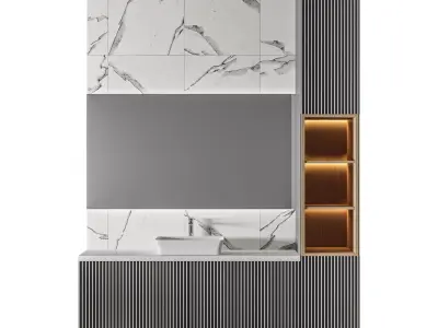 Luxury Bathroom 168 3D model