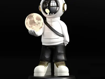MODERN ASTRONAUT LIGHT 3D model
