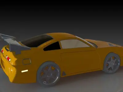 Toyota Supra Free 3D print model