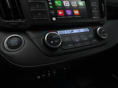 Toyota RAV 4 2017  Adventure Interior 3D model