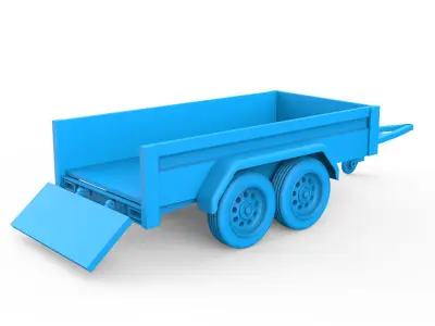 Trailer toy 3D print model