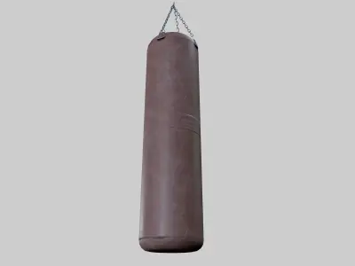 Punching Bag Low-poly 3D model shop