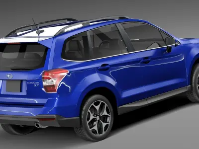 Subaru - Forester 2014 3D model