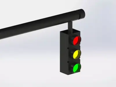 Traffic Light Free 3D model