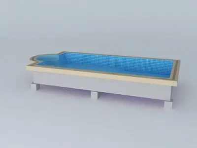 Pool Deep Free 3D model