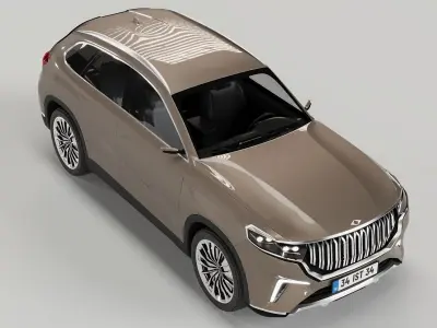 Togg T10x 3D Suv Model 3D model