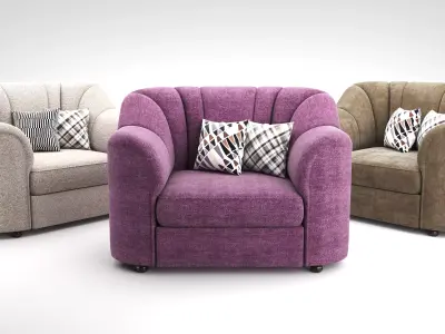 Luxurious Relaxation Chair FSo001B 3D model