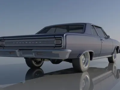 Chevrolet Chevelle 1965  3D print model