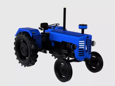 Tractor 3D model 3D model