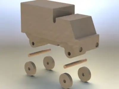 Truck asm Free 3D model