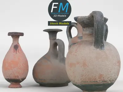 Ancient Greek Pottery 3D model