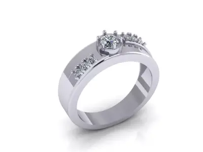 wedding ring 3D print model 3D print model 3D print model