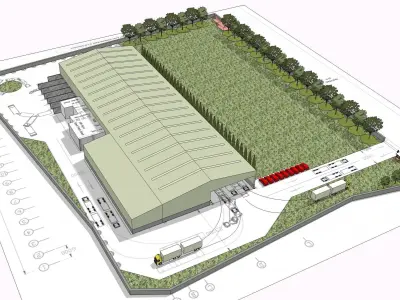 Factory layout -05 3D model