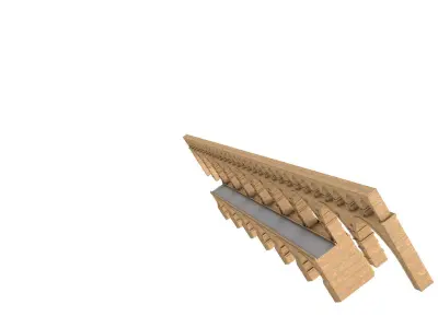 Pont Du Gard Bridge  3D model