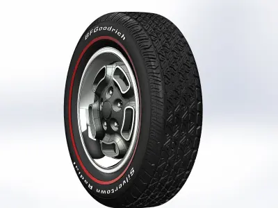 Wheels Kelsey-Hayes W23 recall for scale model 3D print model