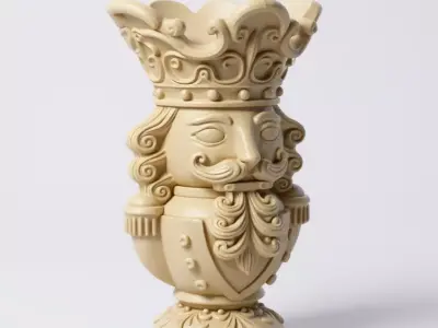 Nutcracker bust 3D print model