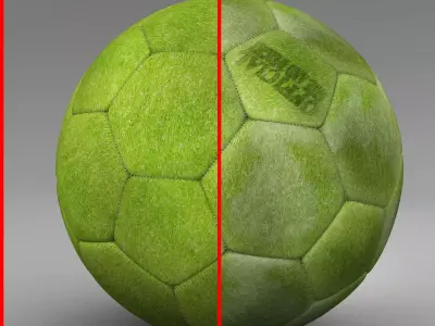 Soccerball indoor Low-poly 3D model