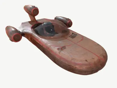 Landspeeder  3D model