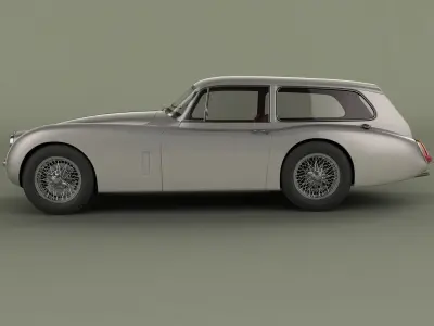 Jaguar XK150 Tow Car 3D model