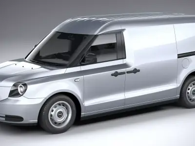 London Taxi Cab LEVC van 2021 3D model