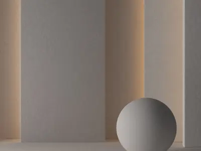 2 Plaster Material 8K-Seamless-Tileable-No 37 3D model