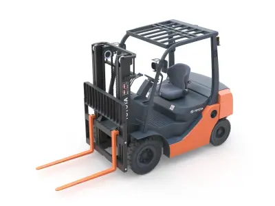 Toyota Core IC Pneumatic Forklift 3D model