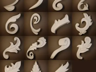 Ornament 3D Model-vol9 3D model